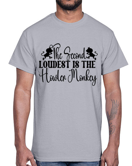 The second loudest is the - monkey- Cotton Tee