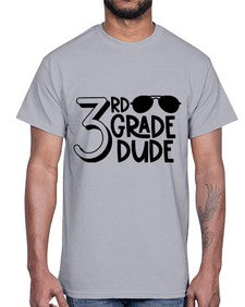 Third Grade Dude 957#- third grade- Cotton Tee