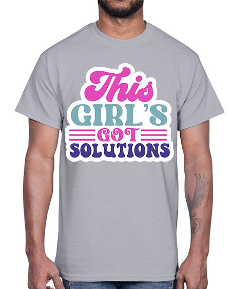 This girls got solutions 16#- general science- Cotton Tee