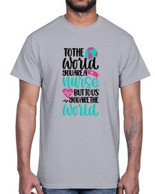 To The World You Style Style 1577#- nurse- Cotton Tee