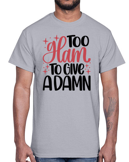 Too Glam To Give A Damn Style 9#-makeup Cotton Tee