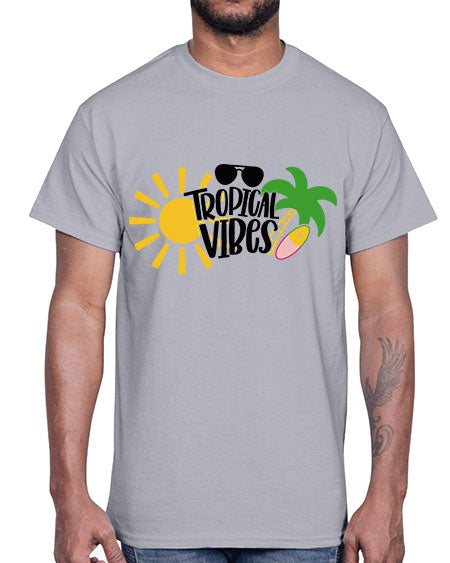 Tropical Vibes Style 9#- summer- Cotton Tee