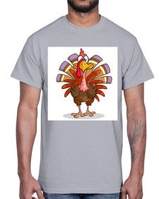 Turkey 258#- cartoon animals- Cotton Tee