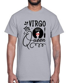 Virgo queen 541#- virgo- Cotton Tee