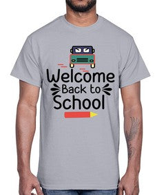 Welcome Back to School 996#- last day of school- Cotton Tee