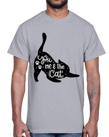 You Me The Cat Style 111#- cats- Cotton Tee