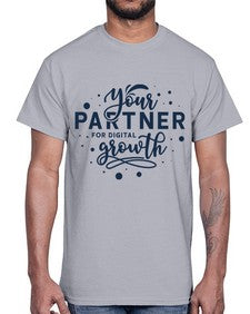 Your Partner for Digital Growth 1#- internet- Cotton Tee