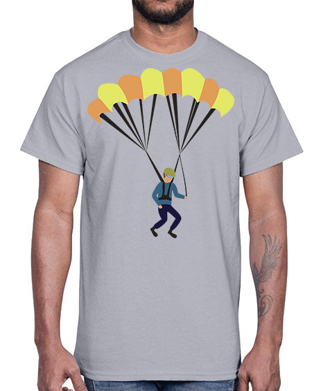 all in one 08#- parachute- Cotton Tee