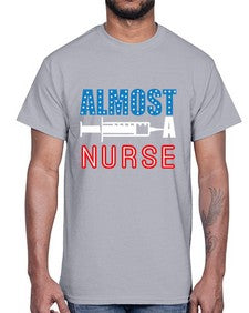 almost nure transeparent 574#- nurse- Cotton Tee