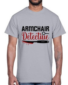 armchair detectiue 237#- true crime- Cotton Tee
