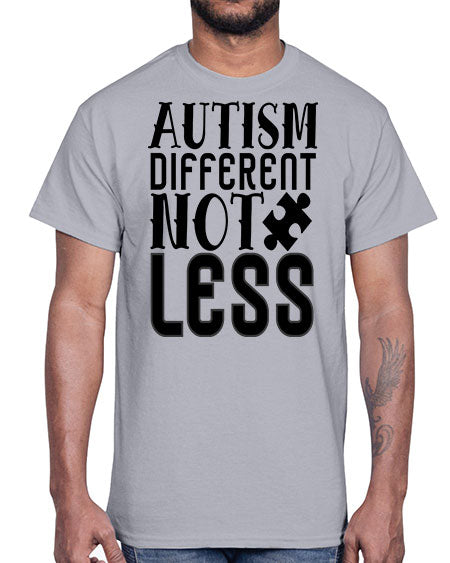 autism different not less 5214#- autism- Cotton Tee