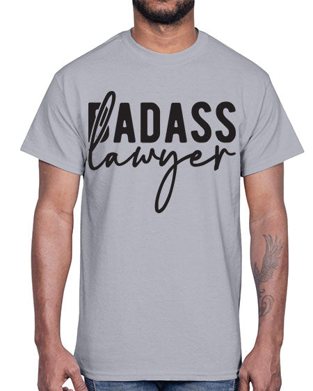 badass lawyer 585#- lawyer- Cotton Tee