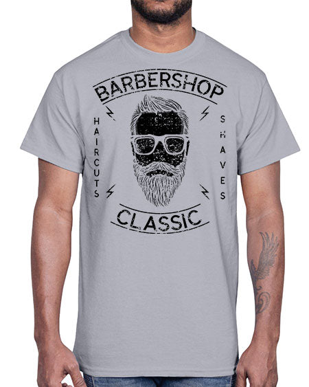 barber shop classic588#- barber- Cotton Tee