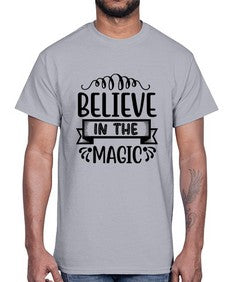 believe in the magic 52#- unicorn- Cotton Tee