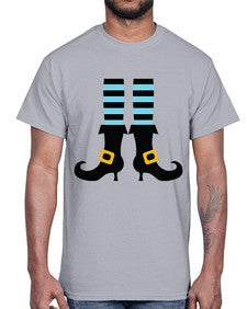 bluewitchlegs 47#- witch- Cotton Tee