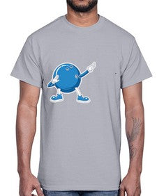 bowling ball dabbing bowling 276#- bowling- Cotton Tee