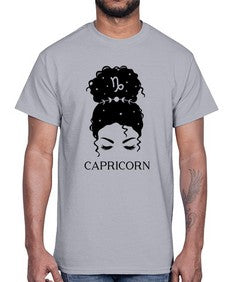 capricorn 204#- capricorn- Cotton Tee