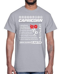 capricorn 207#- capricorn- Cotton Tee