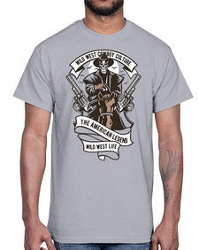 cowboy 351#- western- Cotton Tee