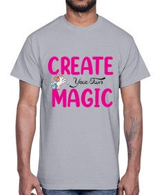 create your own magic 86#- unicorn- Cotton Tee