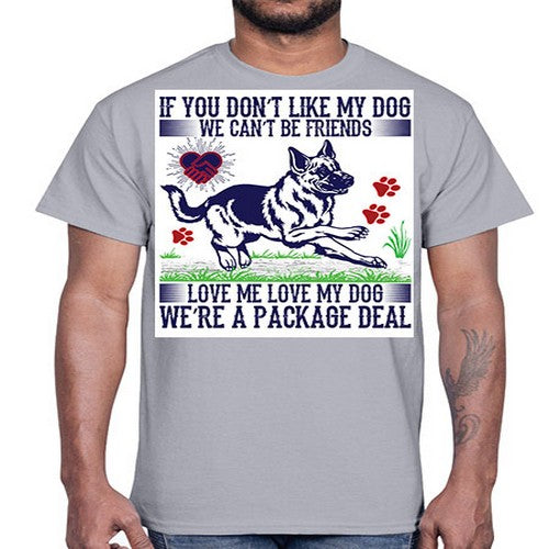 dog t shirt design 95#- dogs- Cotton Tee
