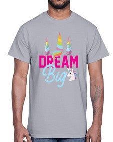 dream big 103#- unicorn- Cotton Tee