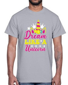 dream like a unicorn 116#- unicorn- Cotton Tee