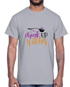 drink up witches 37#- witch- Cotton Tee