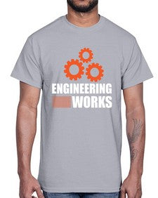 engineering works 769#- engineer- Cotton Tee