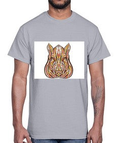 ethnic boar 417#- mandala- Cotton Tee
