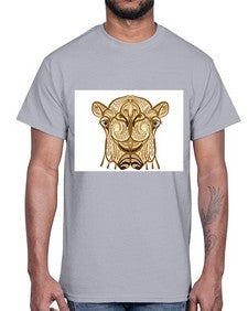 ethnic camel 419#- mandala- Cotton Tee