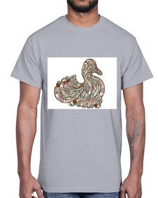 ethnic duck 420#- mandala- Cotton Tee
