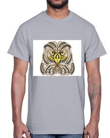 ethnic eagle 421#- mandala- Cotton Tee