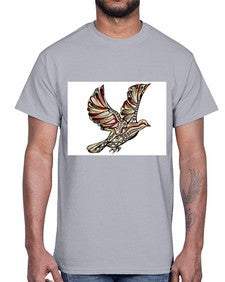 ethnic pigeon 437#- mandala- Cotton Tee