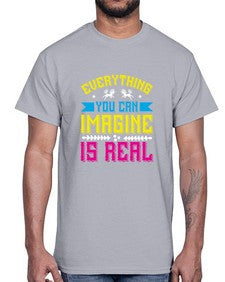 everything you can imagine is real 130#- unicorn- Cotton Tee