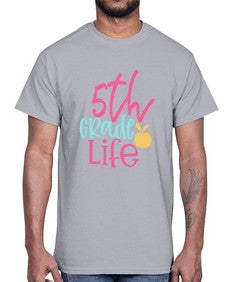 fifth grade life design 79#- fifth grade- Cotton Tee