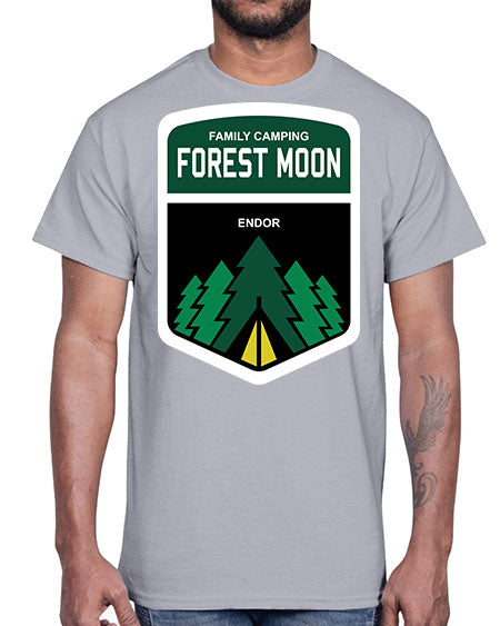 forest moon 8#- moon- Cotton Tee