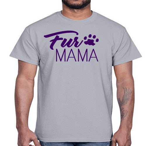 fur mama- dogs- Cotton Tee