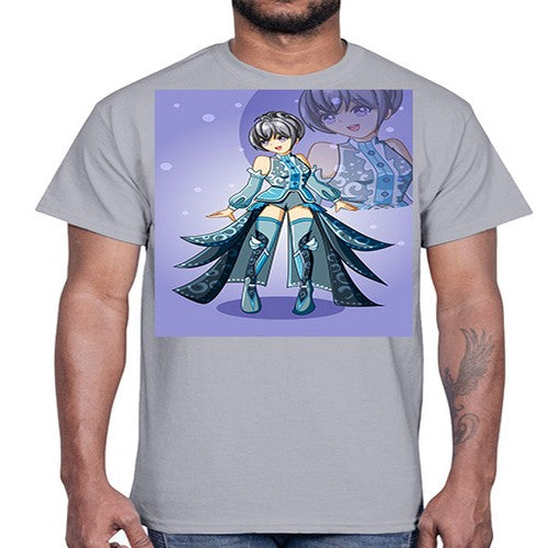 game of beautiful girl140#- anime- Cotton Tee