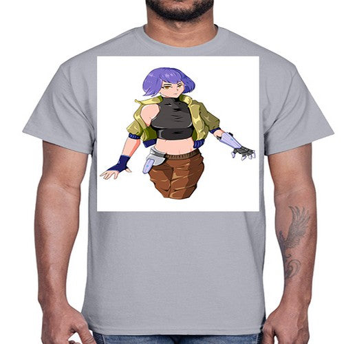 girl with gauntlet169#- anime- Cotton Tee