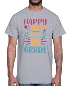 happy one hundredth day of second grade 249#- second grade- Cotton Tee