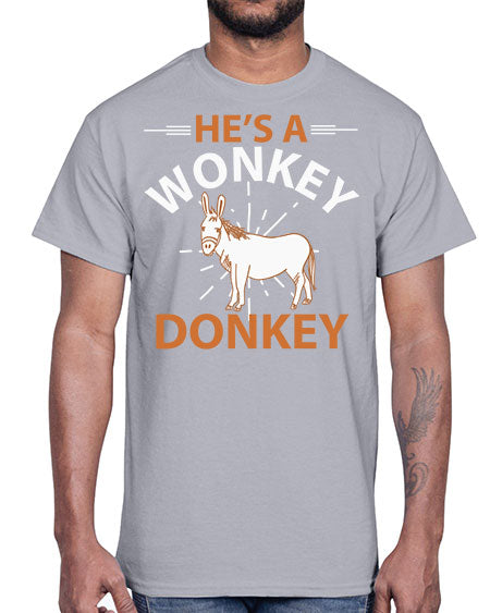 he’s a wonky donkey Style 4#- donkey- Cotton Tee