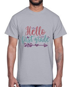 hello first grade 271#- first grade- Cotton Tee
