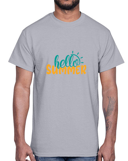 hello summer Style 97#- summer- Cotton Tee