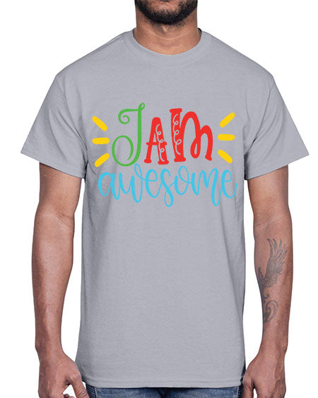 i am awesome Style 18#- autism- Cotton Tee
