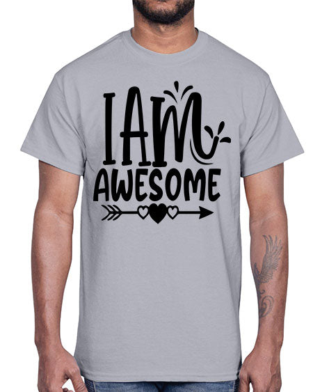 i am awesome Style 19#- autism- Cotton Tee