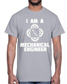 i am mechanical engineer 856#- engineer- Cotton Tee