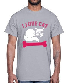 i love cat Style 55#- cats- Cotton Tee