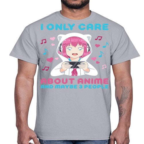 i only care about anime and maybe people234#- anime- Cotton Tee