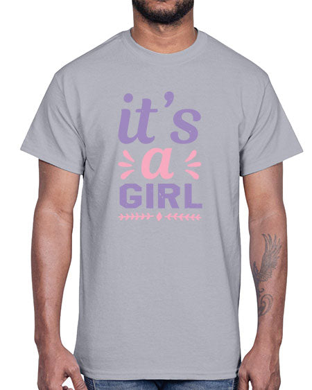 its a girl Style 132#- baby shower- Cotton Tee